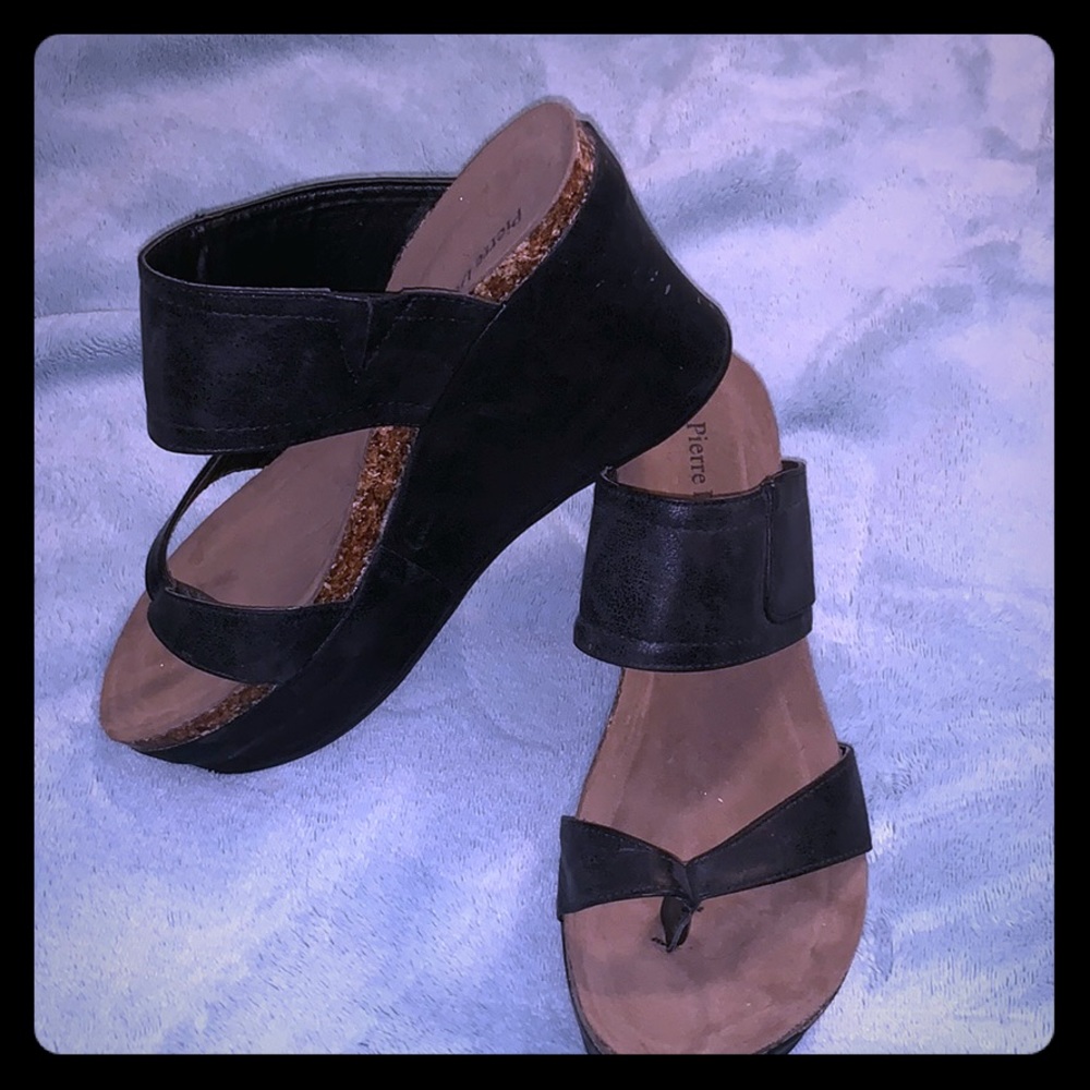Pierre Dumas wedged sandals